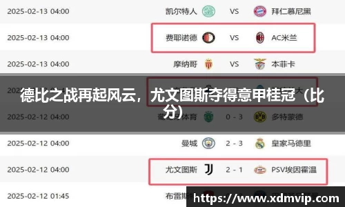 德比之战再起风云，尤文图斯夺得意甲桂冠（比分）