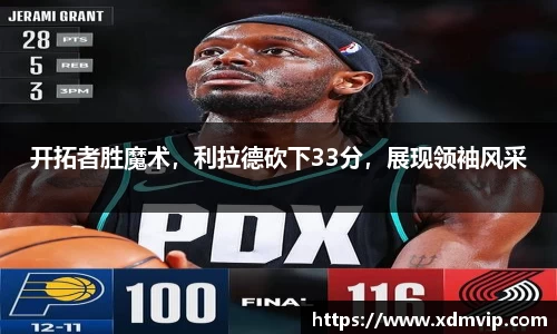 开拓者胜魔术，利拉德砍下33分，展现领袖风采